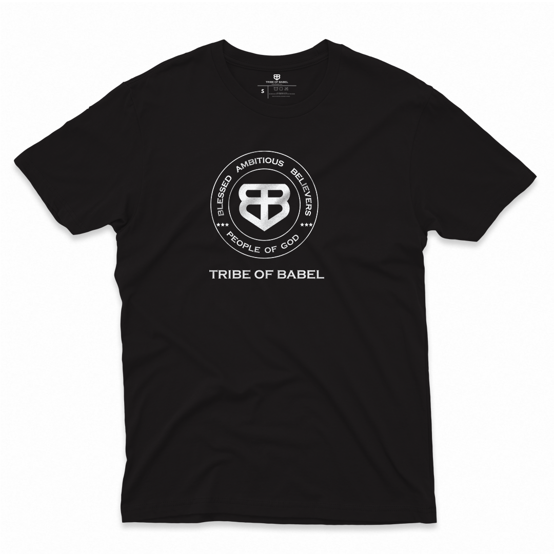 TOB Logo Black Crew Neck Tee